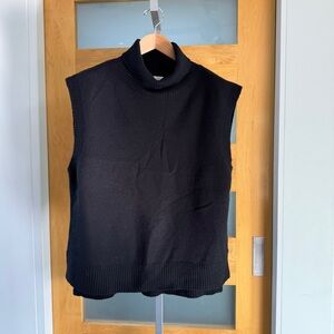 Rachel Zoe Black Merino Wool Top